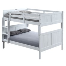 Lincoln Double Rubberwood Bunk Bed with Trundle